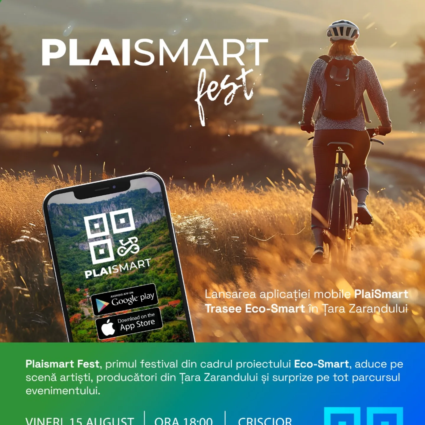 Cover Lansare aplicatie PlaiSmart - Criscior